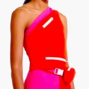 STAUD x New Balance one shoulder top